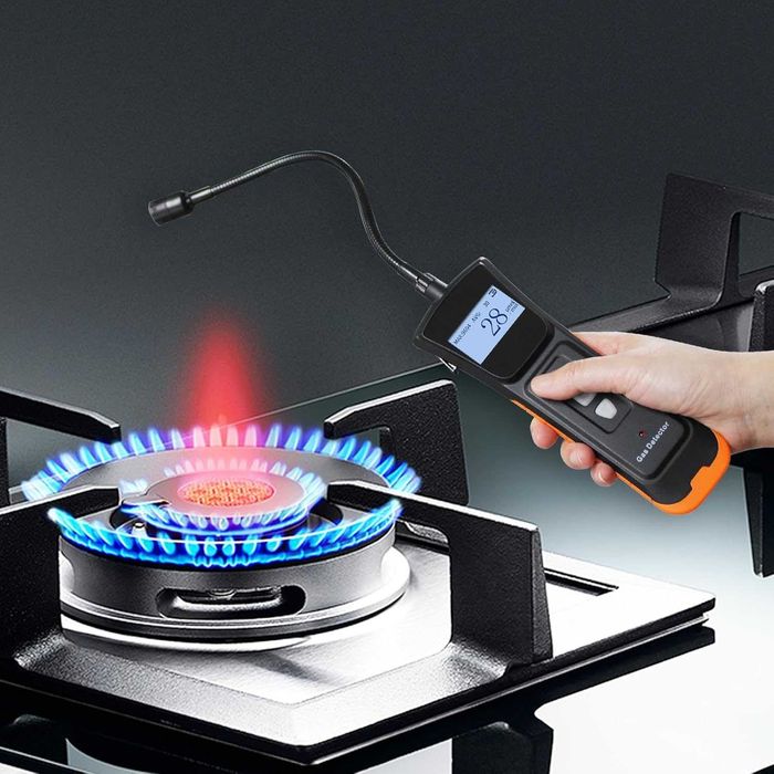 Портативен газов детектор акумулатор и вибрационна аларма Газдетектор