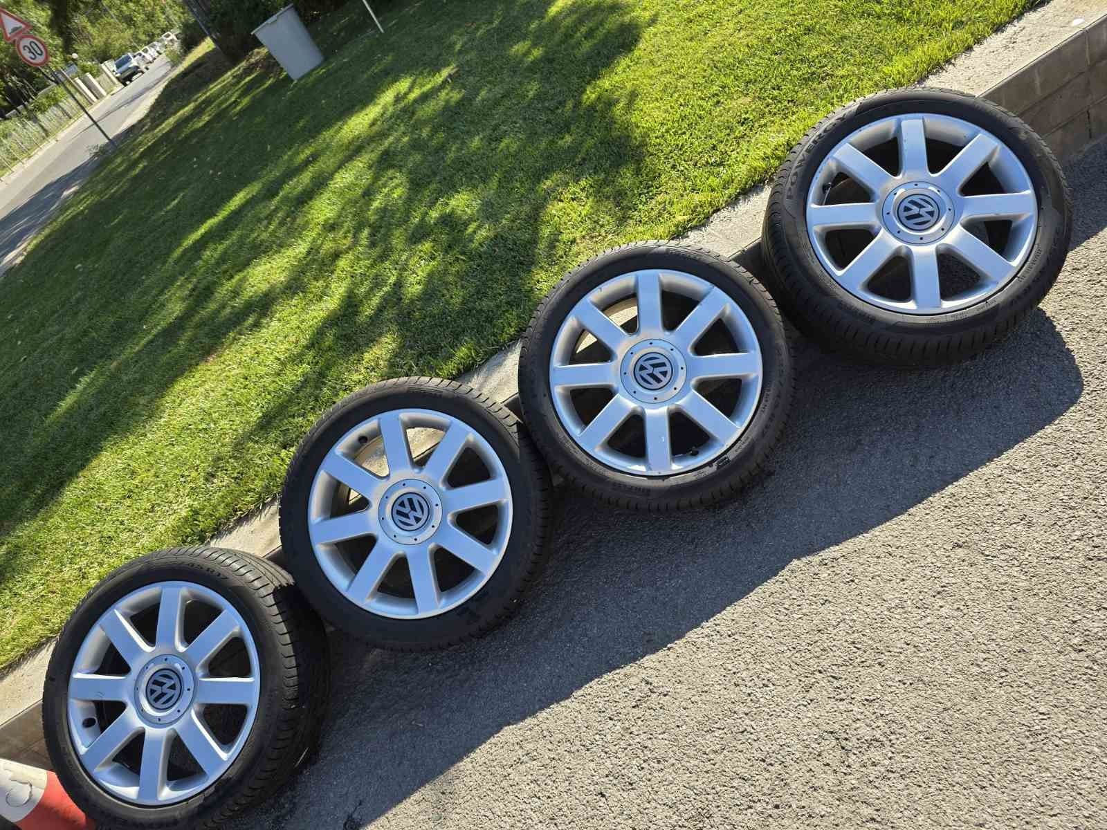 Нови летни гуми Firelli с джанти 17, 5×112, VW, Audi, Skoda, Seat