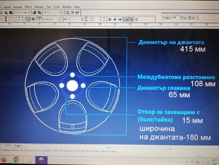 Метални джанти с прахово покритие