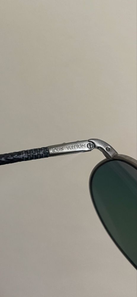 Ochelari LOUIS VUITTON  Damier Graphite Conspiration Pilote Aviator