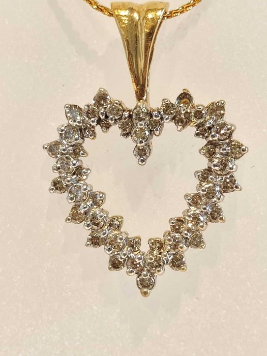 Pandativ aur 21k cu diamante 1.00ct