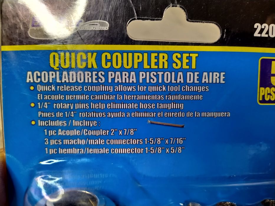 SET 5 Cuple Rapide 1/4" Pneumatice Aer Comprimat