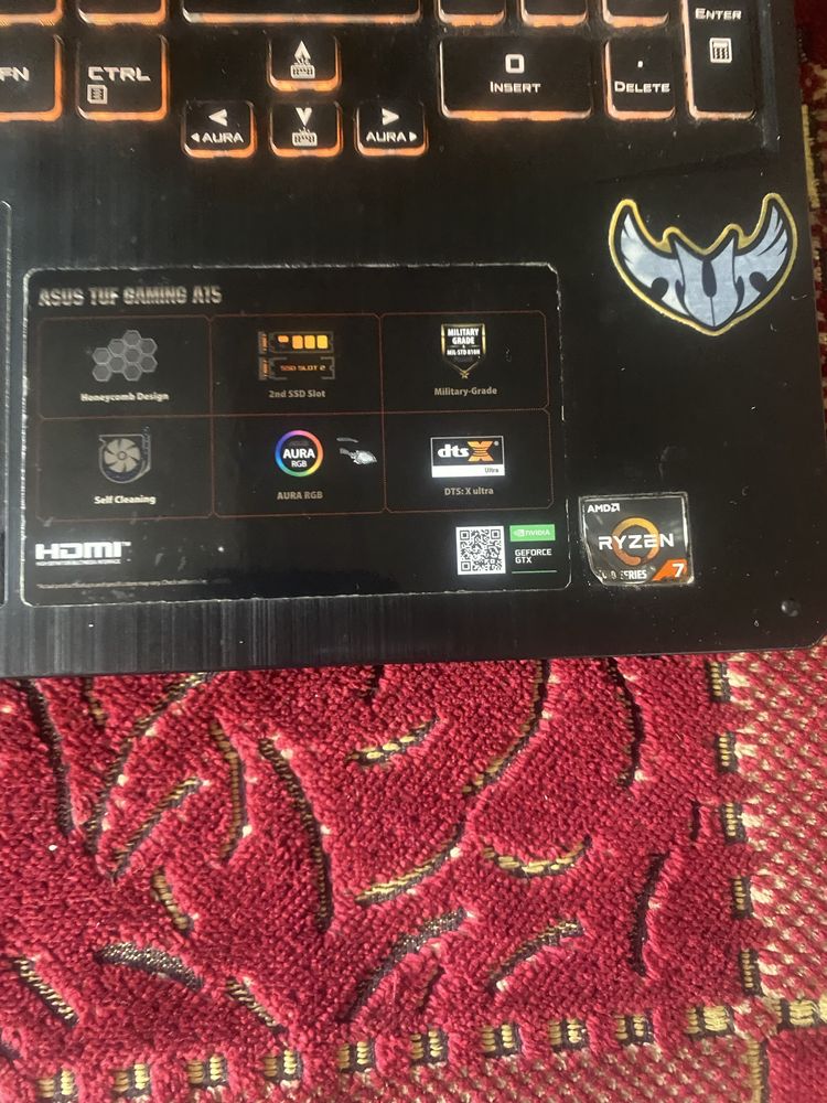 Laptop gaming asus tuff f15