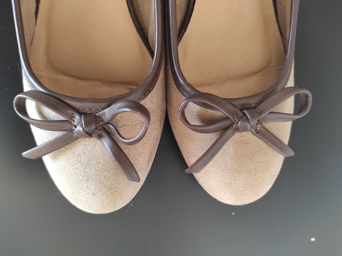 Обувки на марката Giuliana, естествен велур и кожа, 37