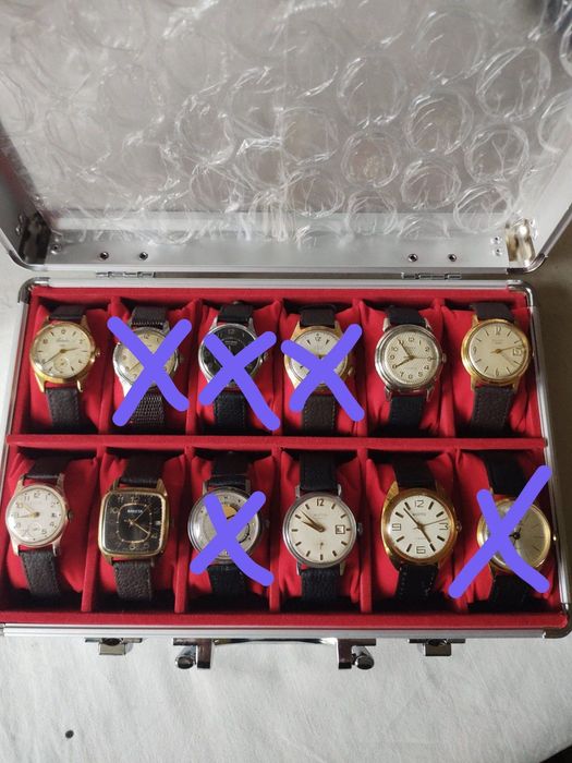 Винтидж редки модели Съветски механични часовници за колекция