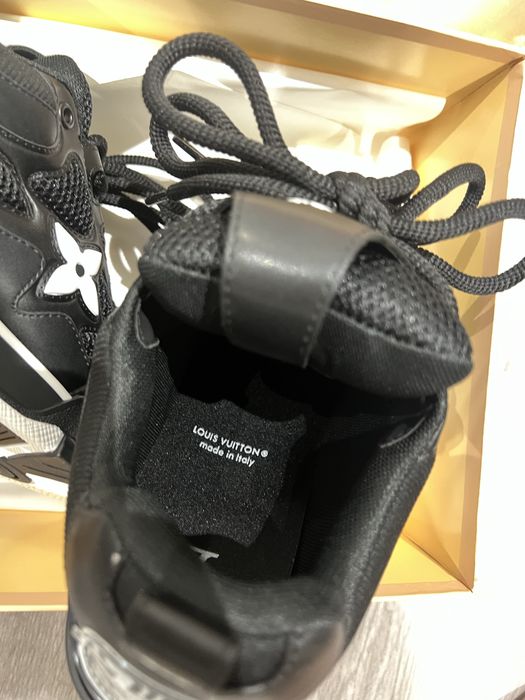 LV Louis Vuitton SKATE Shoes Black/White