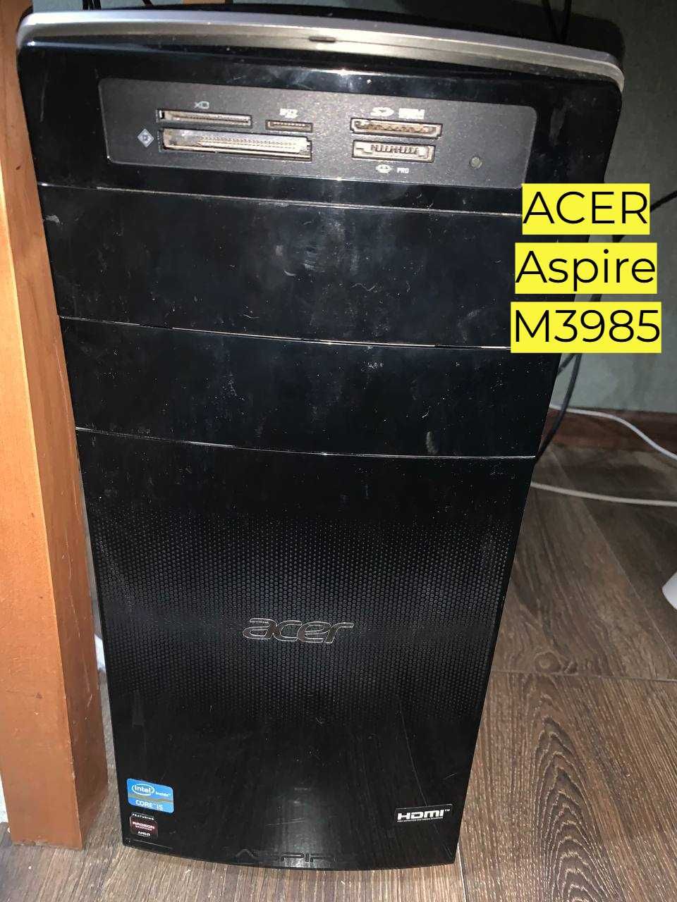 Компьютер Acer Aspire M3985 ПК в рабочем состоянии. Все в описании.