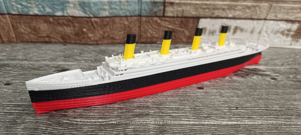 Machetă Titanic - printată 3D