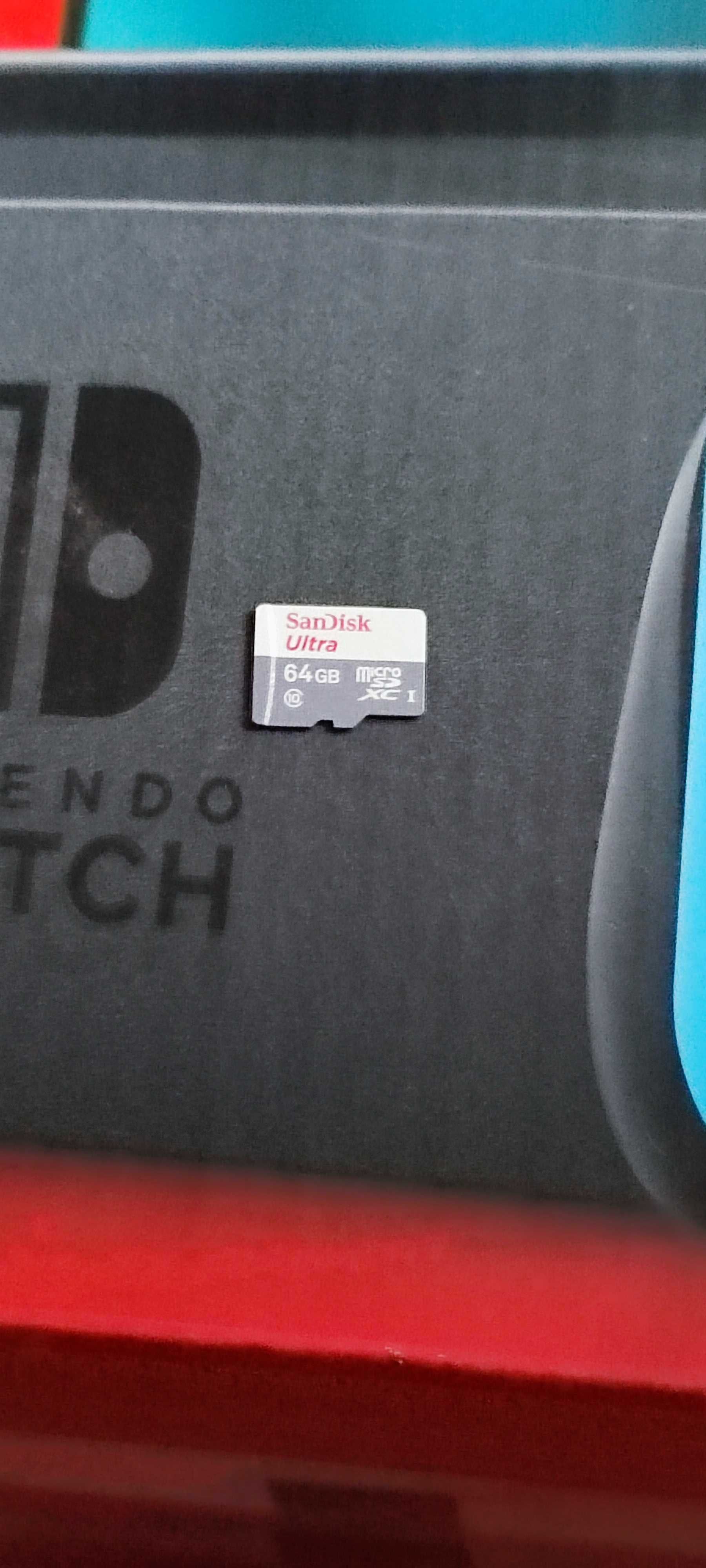 Nintendo Switch + игра и карта памет