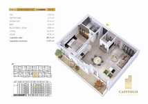 Apartament cu 2 camere, terasă generoasă, Capitolis Residence