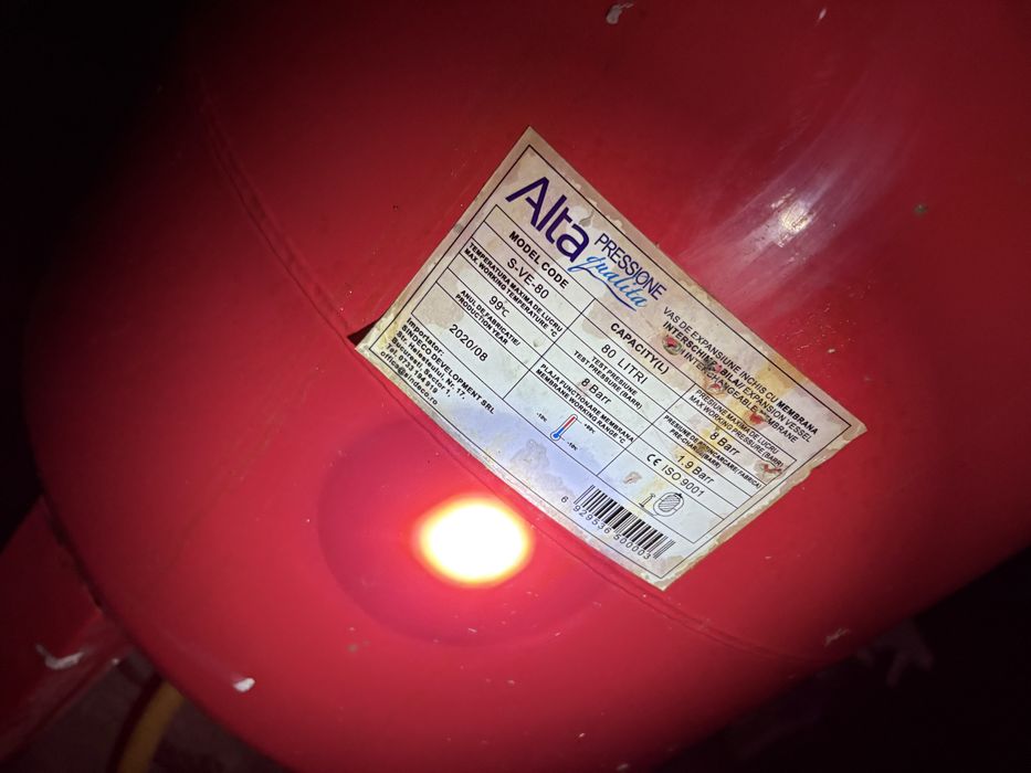 Vas expansiune 80 litri cu membrana pentru centrala instalatie termica