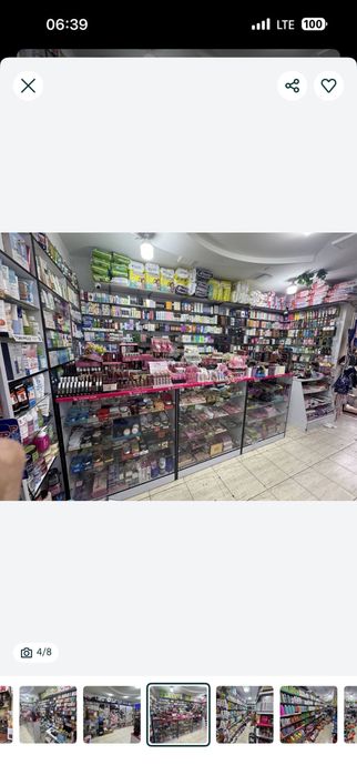 Tayyor yurib turgan do’kon sotiladi. Parfyumeriya Moyushiy dokon.