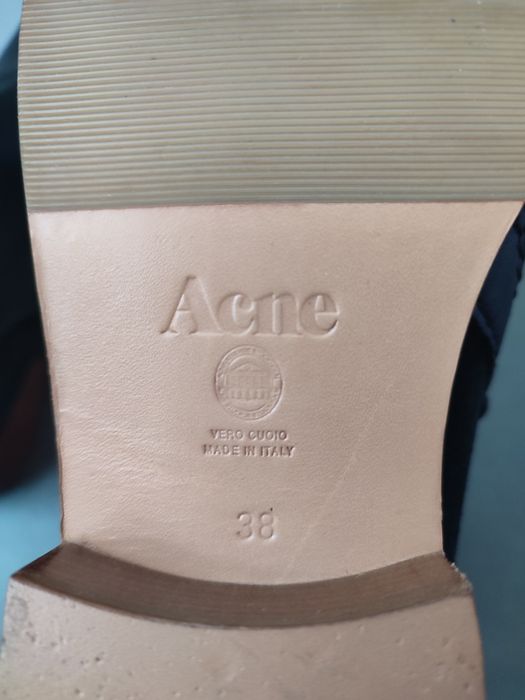 Acne Studious дамски боти естествена кожа