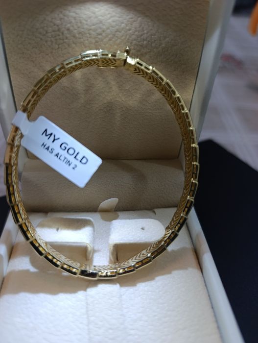 Золотая браслет, производства Турции, проба 585, вес9,14 гр