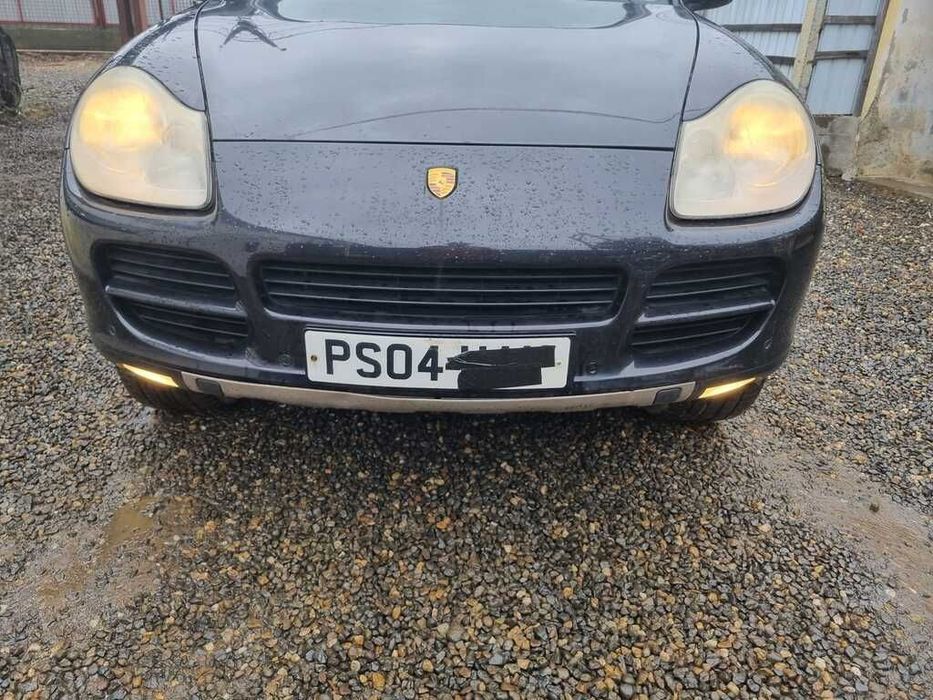 Bara fata Porsche Cayenne 2002 - 2006 NEGRU Z4 / C9Z (1131) model fara spalatoare far
