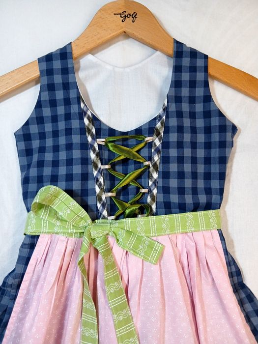 Dirndl fetițe Nr.116-122 cm  6-7 ani Rochie bavareza Sarafan tirolez