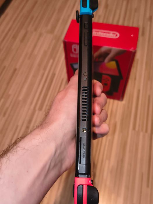 Nintendo Switch OLED modat full box card 256GB cu jocuri + bonus