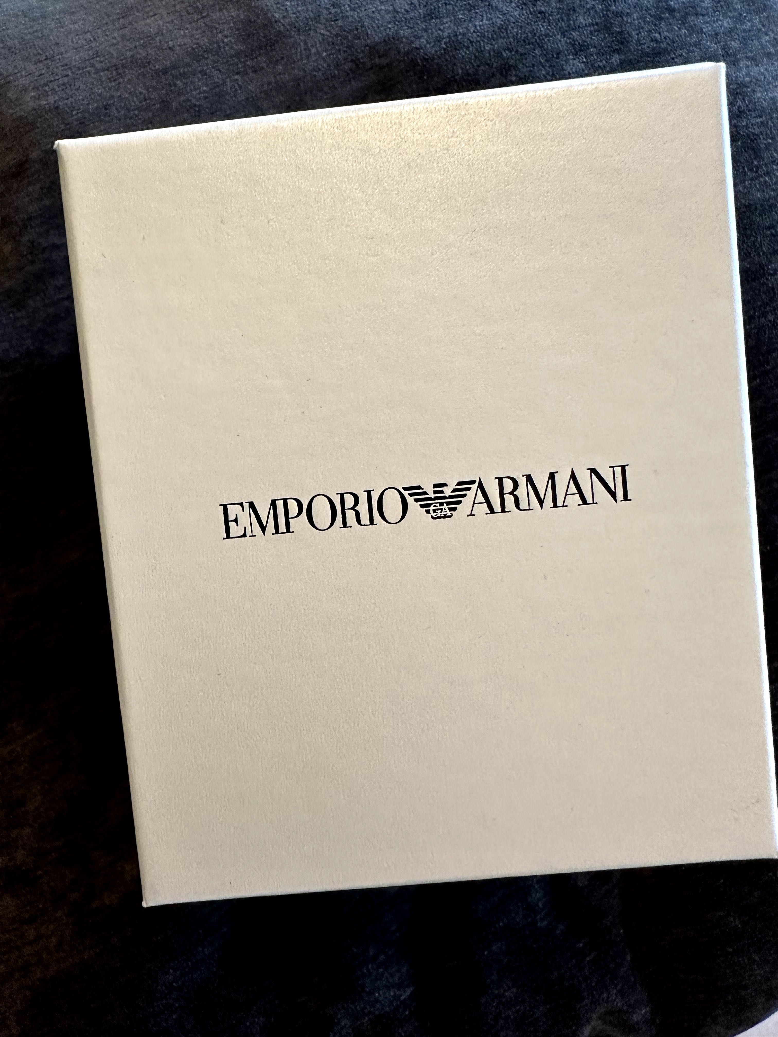 Ceas Emporio Armani cu curea reversibilă (nou, cu etichetă și cutie)