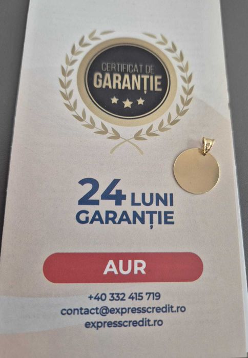 Pandantiv de aur (AG32 B27372.2) 2 ANI GARANTIE!