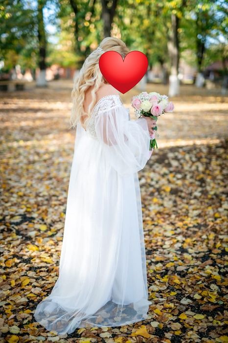 Rochie de mireasa cu dantelă