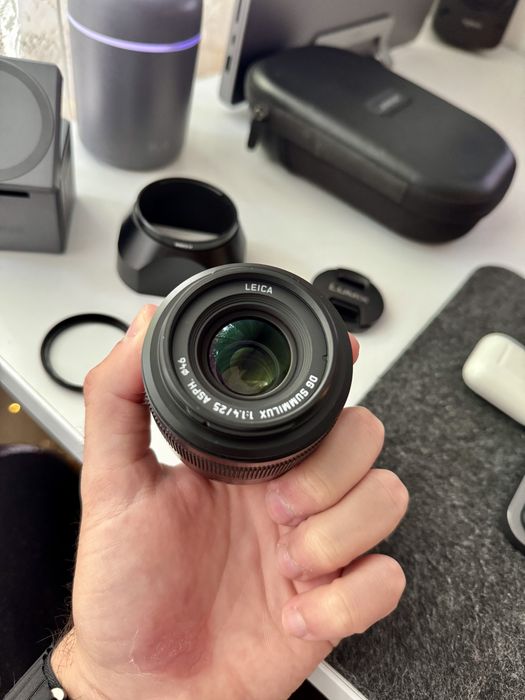Obiectiv Panasonic Leica 25mm  F1.4 Mark II