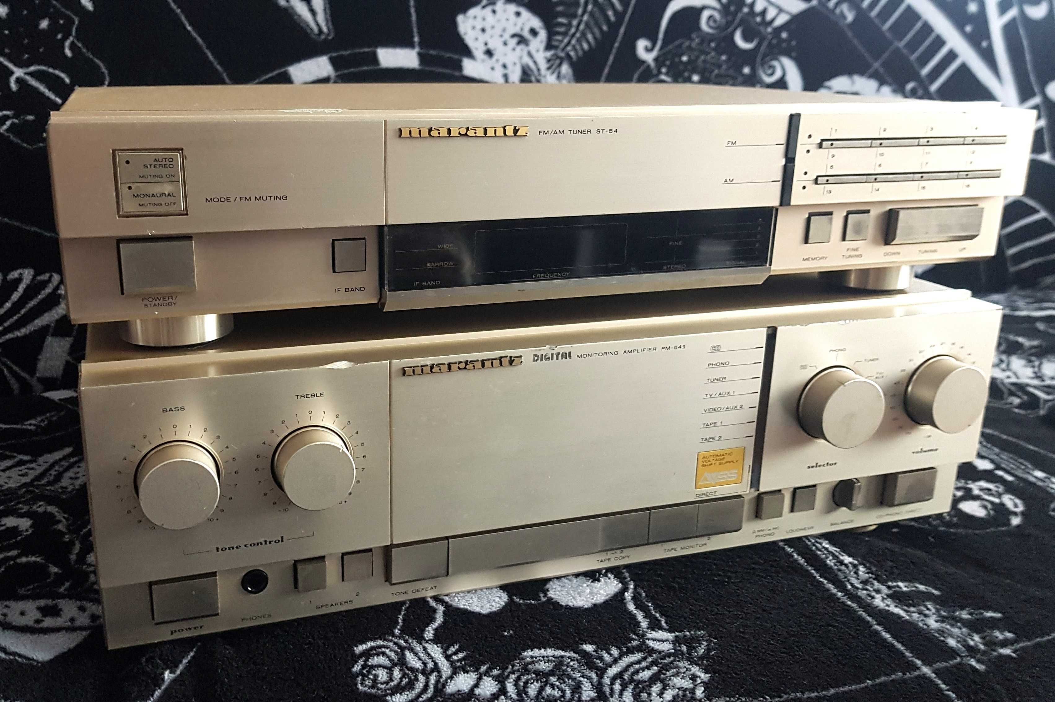 set audio vintage amplificator MARANTZ PM-54 MK2 + tuner MARANTZ ST-54