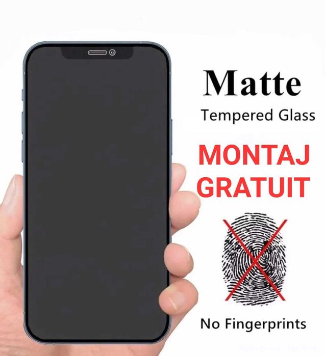 Folie Sticla Mata Full iPhone X / XS / XR