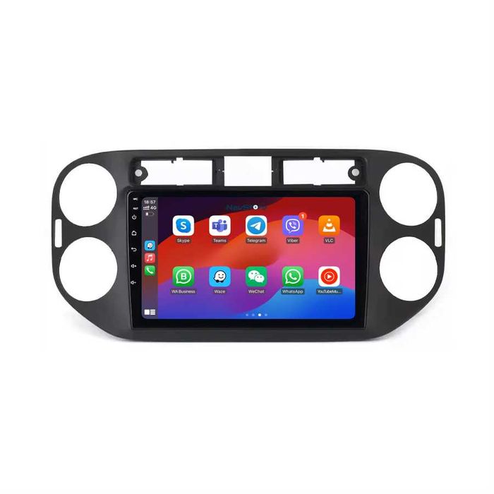 Navigatie Dedicata Android Volkswagen Tiguan 9 Inch, WiFi, Bluetooth