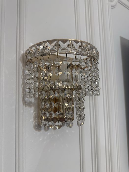 Aplica cristale aurie