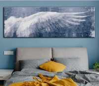 Современная картина на холсте "Крыло ангела" для спальни