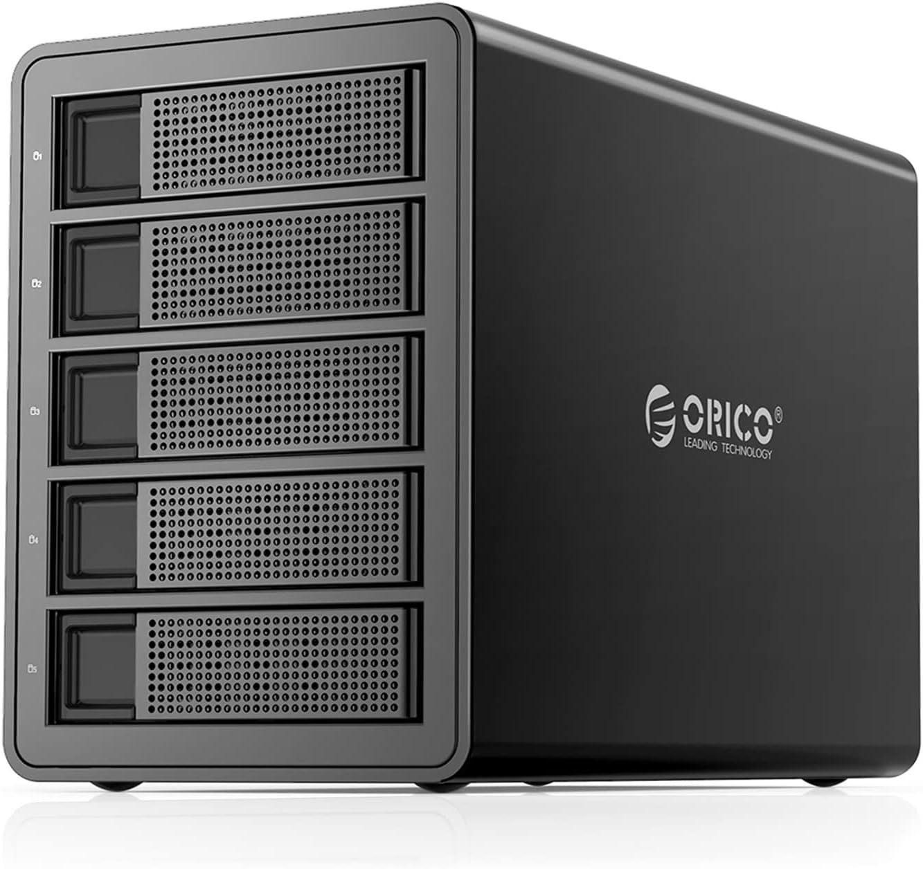 ORICO Кутия за външен твърд диск с 5 гнезда, USB 3.0,2.5/3.5-за лаптоп
