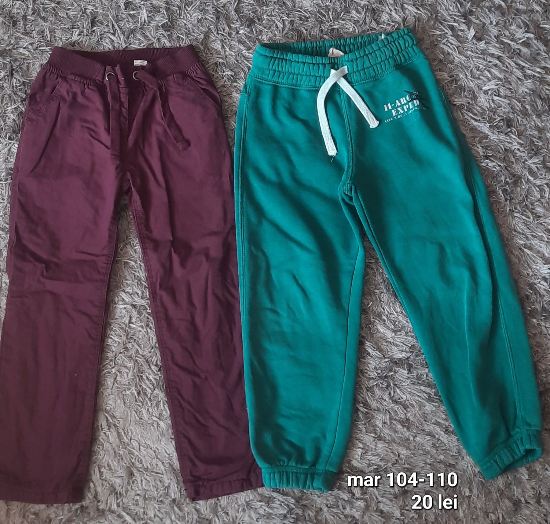 Lot pantaloni lungi mar 104-110