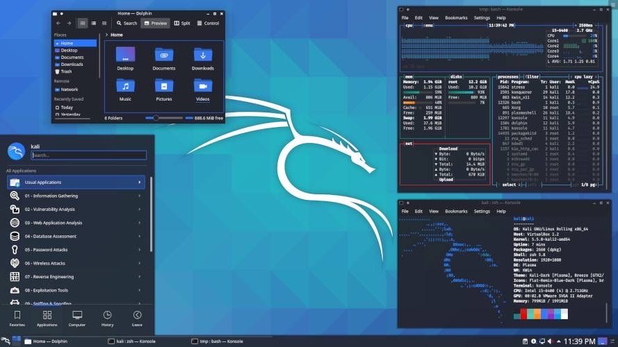 Установка Windows, Ubuntu, Kali Linux