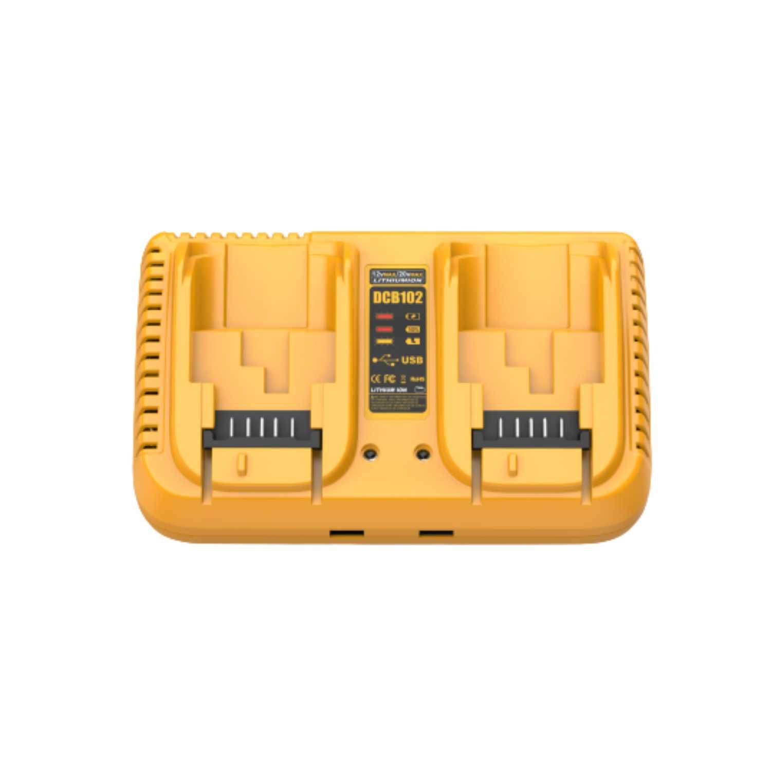 Incarcator Dublu Rapid, Compatibil cu Acumulatori DeWalt, Li-Ion