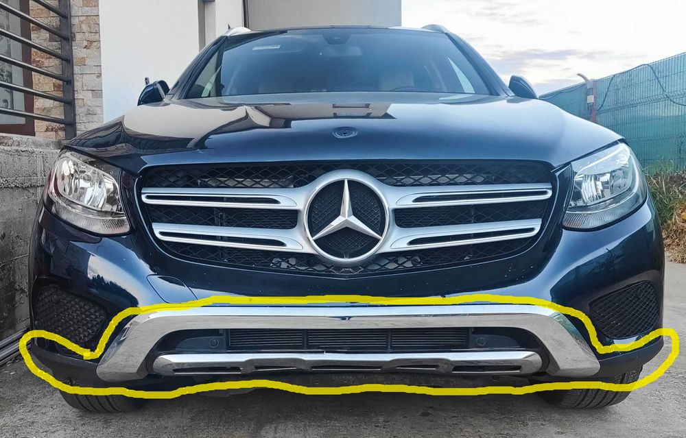 Fusta prelungire/ Spoiler/ Difuzor bara fata Mercedes GLC w253 X253