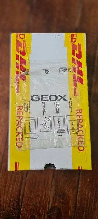 Мъжки кожени мокасини/обувки Geox