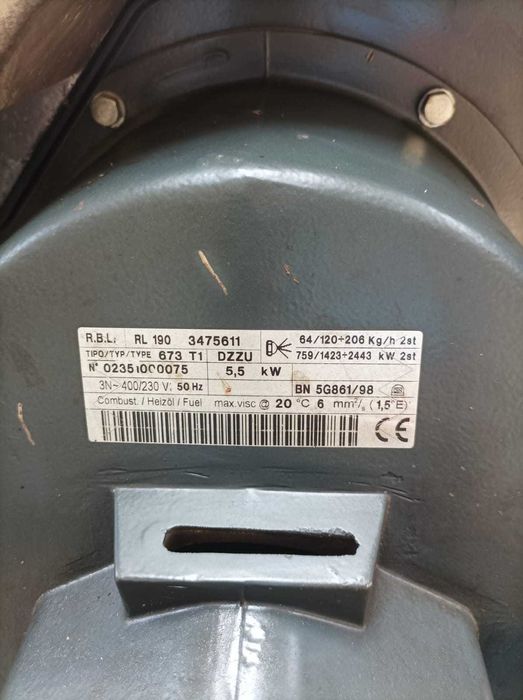 Vand Arzator Riello RL 190 pe motorina cu automatizare inclusa