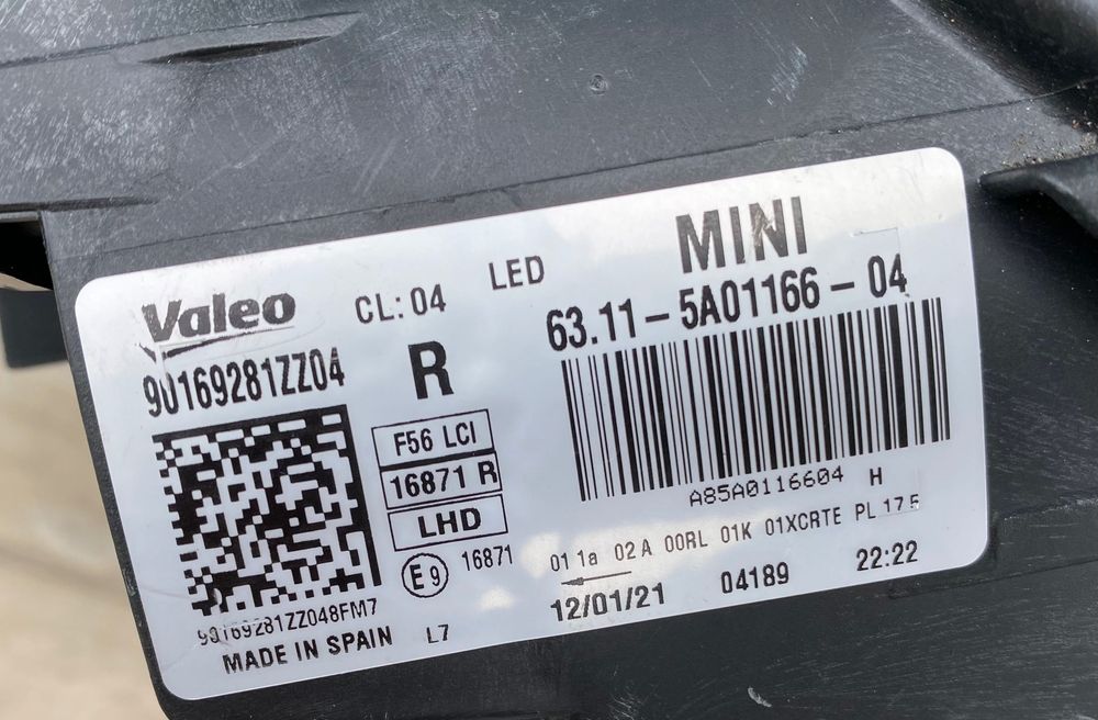 Фарове far LED фар за Мини Купър Mini Cooper F54 F55 F56 F57 LCI