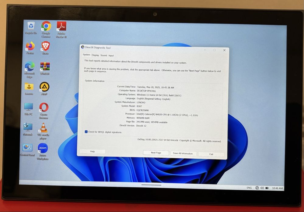 Lenovo Ideapad Duet 3 Touch cu Tastatura