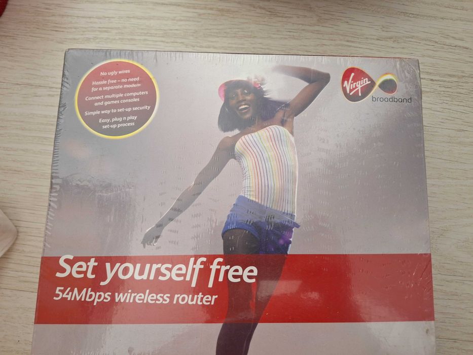 Wireless Router 54 Mbps sigilat. Pret 60lei.