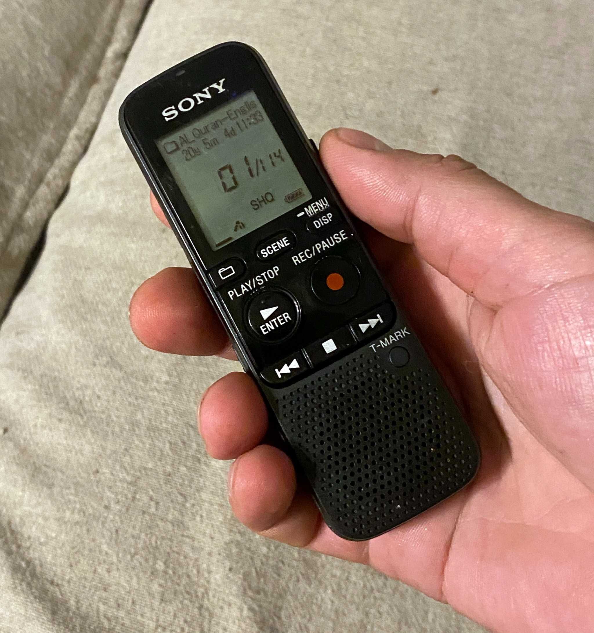 Reportofon digital Sony ICD-PX333, 4GB USB slot MicroSD profesional