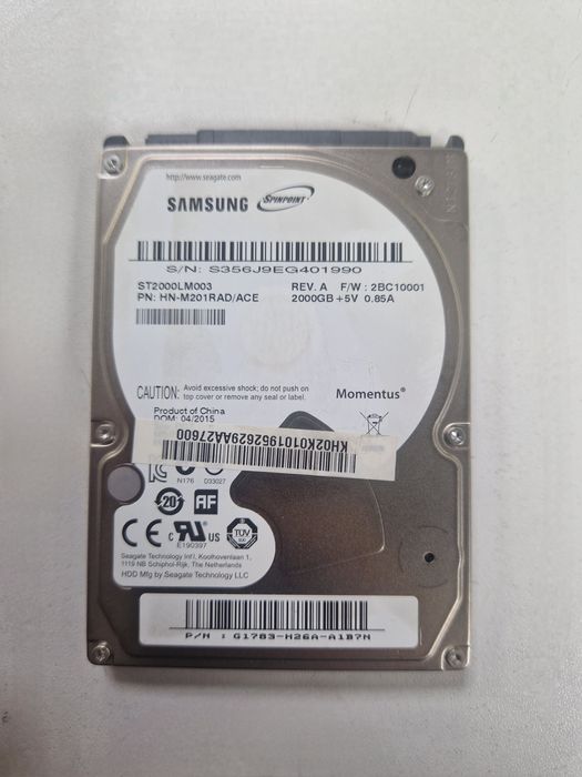 Продам жёсткий диск 2 терабайт HDD 2Tb