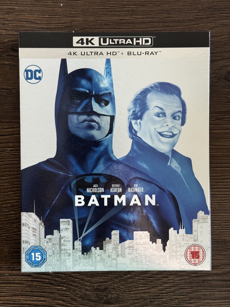 Film Batman 1989 slipcover 4k UHD Ultra HD fara subtitrare RO