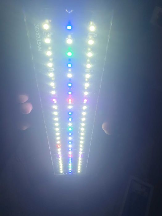 Vand lampa acvariu 10W, 40 cm, RGB Full Spectrum, bracheti extensibili
