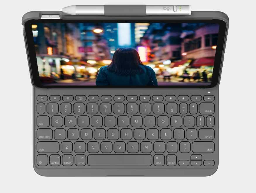 Logitech Slim Folio калъф с Bluetooth клавиатура iPad 10то поколение