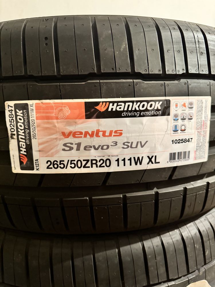 Летние шины Hankook Ventus S1 evo 3 SUV K127A 265/50 R20 XL 111W