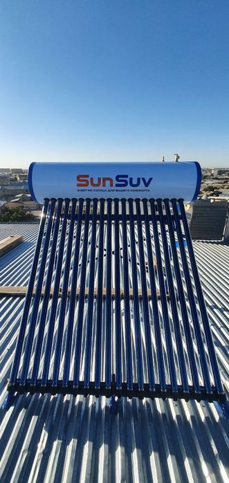 Солнечный водонагреватель Quyosh suv isitgichlari 100, 200, 300 l