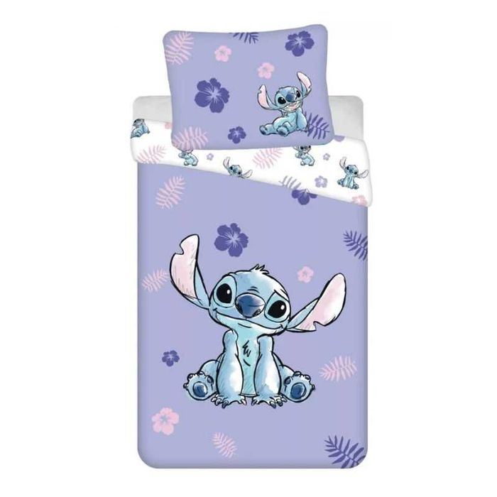 Детски спален комплект Стич, 100% памук, 2 части, различни цветове