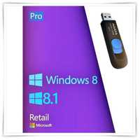 DVD sau Stick bootabil Windows 8.1 + licenta retail inclusa