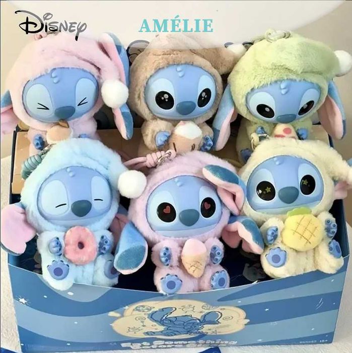 Stitch Labubu Избор на визия! Лабубу аксесоар за чанта
